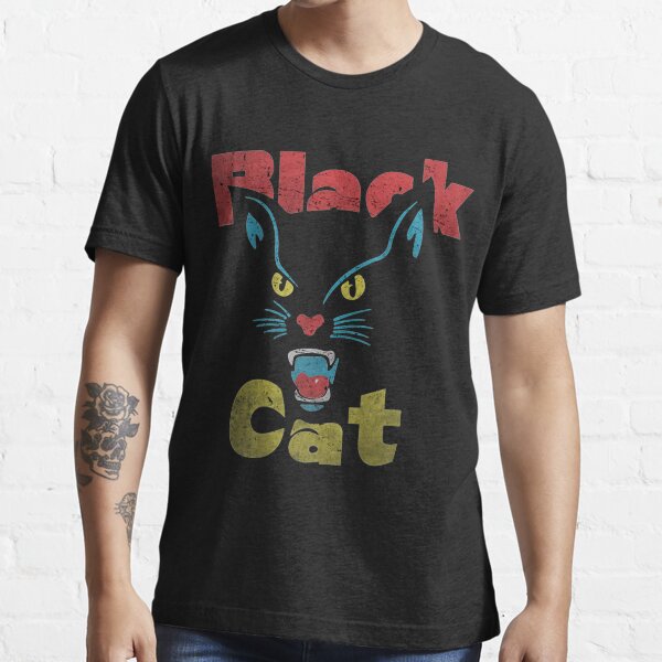 "Black Cat Retro" Tshirt for Sale by WeAreUSA Redbubble black cat