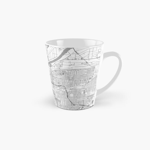 Kansas City Map Line Tall Mug