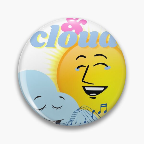 Item preview, smiley sun and singing cloud designed and sold by wonderfloral.