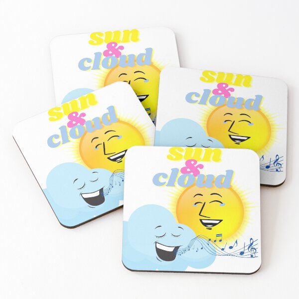 Item preview, smiley sun and singing cloud designed and sold by wonderfloral.
