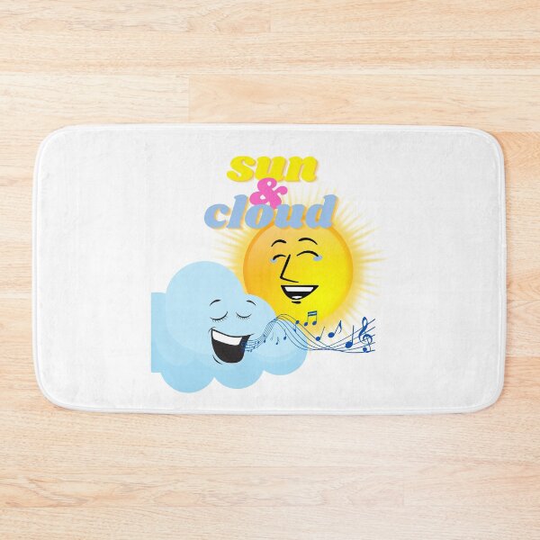 Item preview, smiley sun and singing cloud designed and sold by wonderfloral.