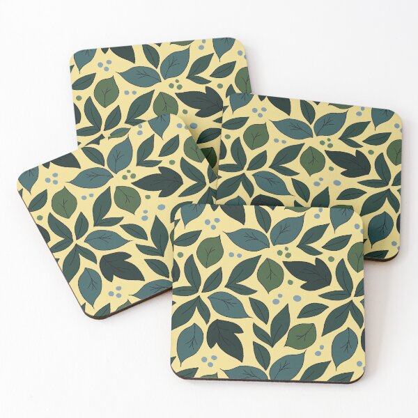 Forest Leavs Coasters (Set of 4)