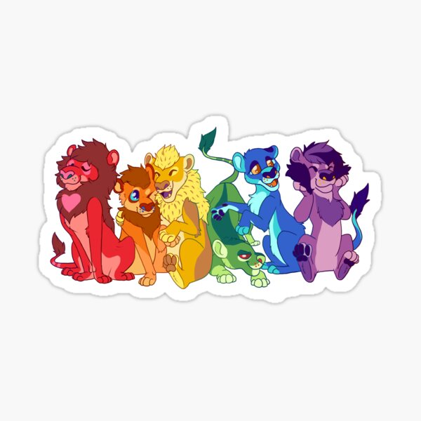 Pride Lions Sticker