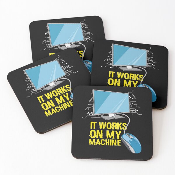 Item preview, It works on my Machine - Funny Programming designed and sold by shirtbubble.