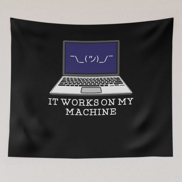 Item preview, It works on my Machine - Funny Coder designed and sold by shirtbubble.