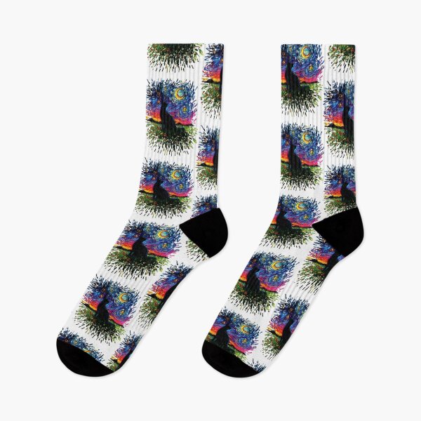 Item preview, Black Cat Night designed and sold by WeAreUSA.