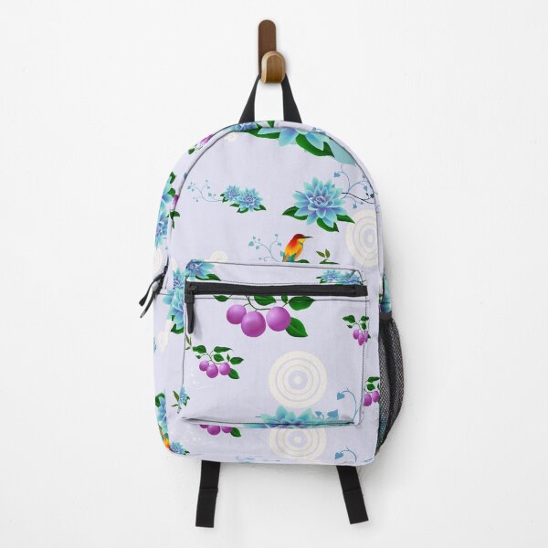 Item preview, Beautiful Purple Berries and Flower Floral Pattern Tapestries Design for apparel and accessories designed and sold by Sunnyhova.