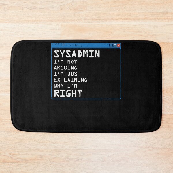 Item preview, Sysadmin - Funny Computer Admin designed and sold by shirtbubble.