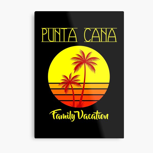 Punta Cana. Family Vacation. Metal Print