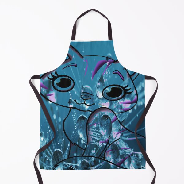 Item preview, Cute cat with drops of water designed and sold by basileiossav.