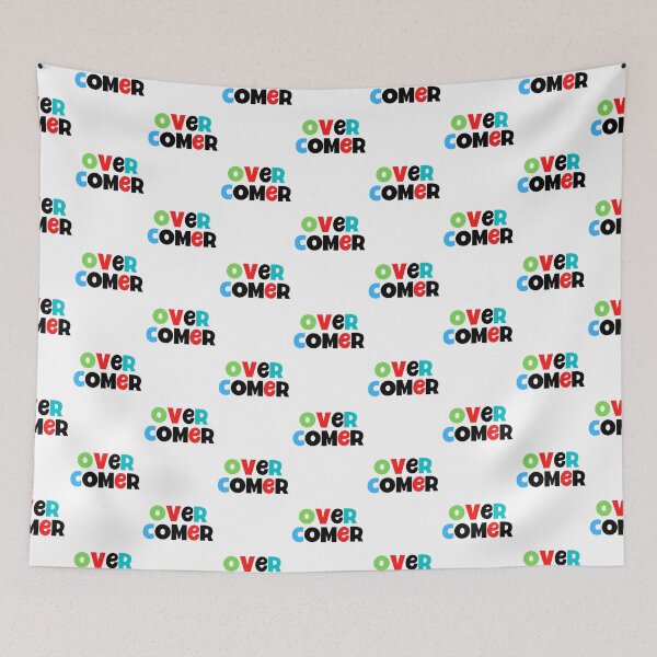 Item preview, Overcomer colored text design designed and sold by seelya83.