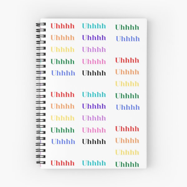 Aperçu de l'œuvre Uhhhh Pack d'autocollants de couleur arc-en-ciel créée et vendue par CaitU.