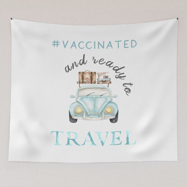 Item preview, Vaccinated And Ready To Travel designed and sold by Teelightful.