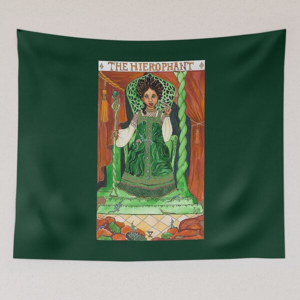 Item preview, The Hierophant/The Maid of the Copper Mountain designed and sold by neuroticowl.