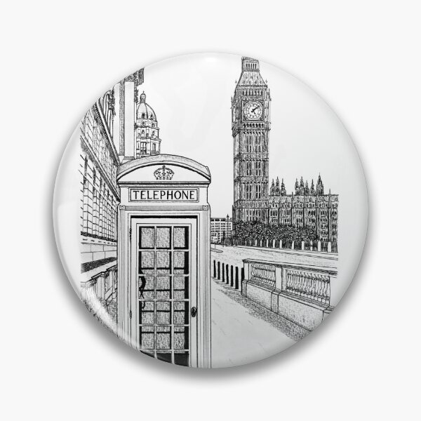 Item preview, Big ben (London) B / W designed and sold by Anartsketch.