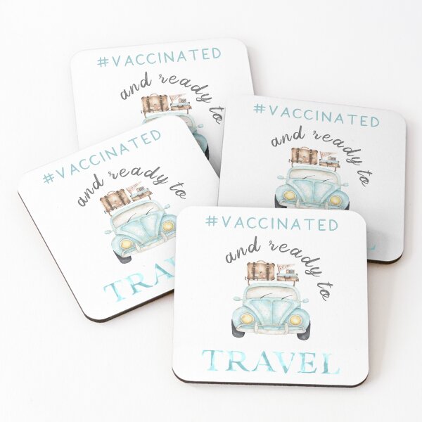 Item preview, Vaccinated And Ready To Travel designed and sold by Teelightful.