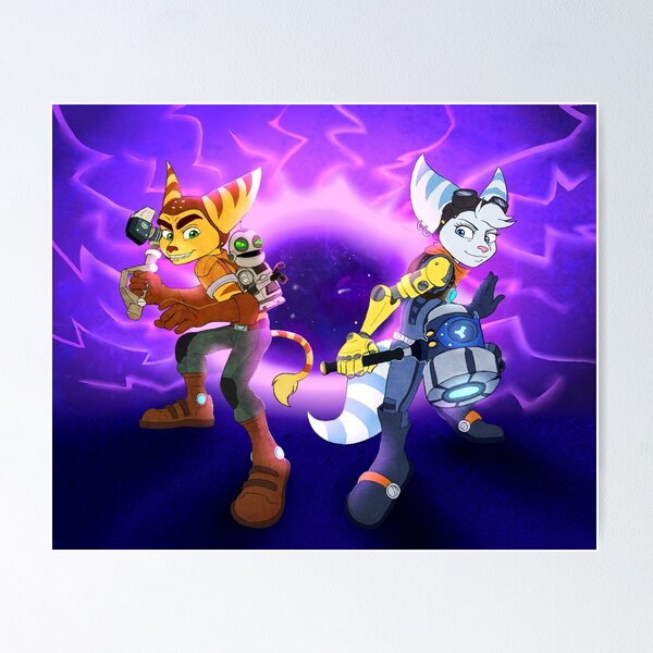 Rivet Ratchet & Clank ~ Rift Apart (Fannan Vector) Sticker for Sale by  slu1