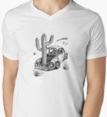 Beetle - End of the Road 'Signed' Men's V-Neck T-Shirt