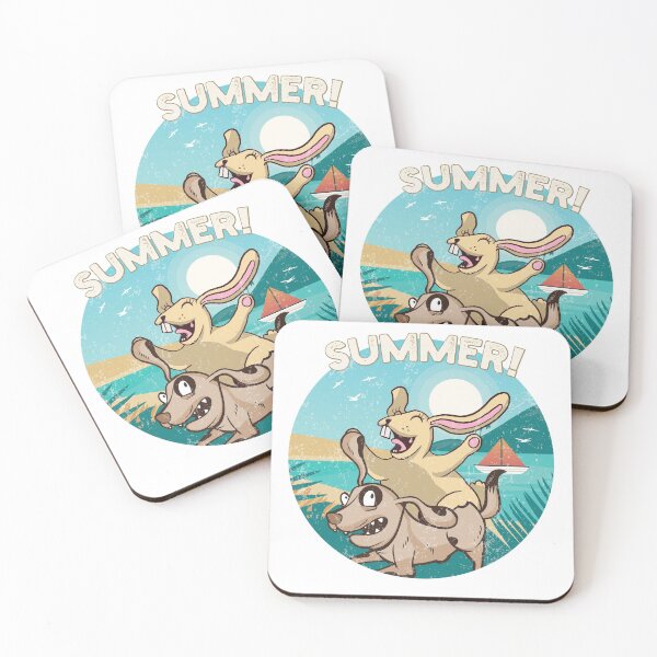 Item preview, Happy Summer | Happy Rabbit Enjoying Summertime designed and sold by artado.