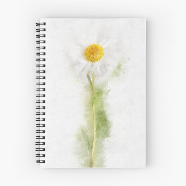 Item preview, Daisy Flower Watercolour Portrait Print designed and sold by watercolourgirl.