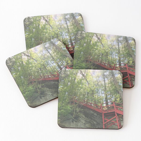 Item preview, Rock Bridge Red Stairs  designed and sold by MotherBreeze.
