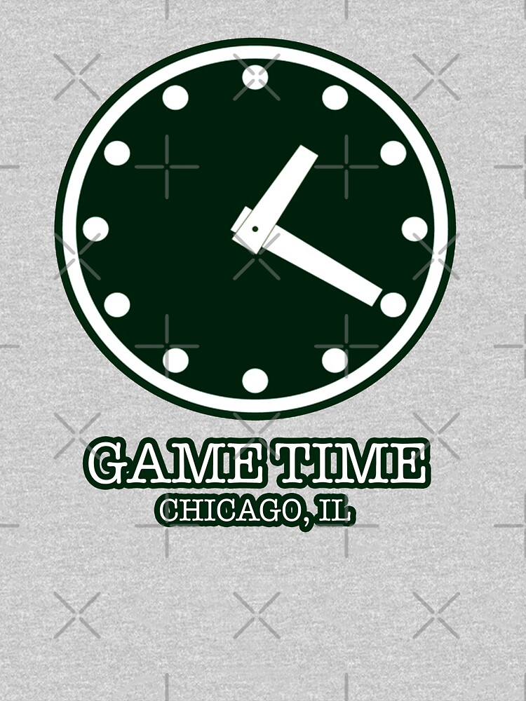 WRIGLEY FIELD SCOREBARD CLOCK IS CHICAGO GAME TIME game Long Sleeve T Shirt