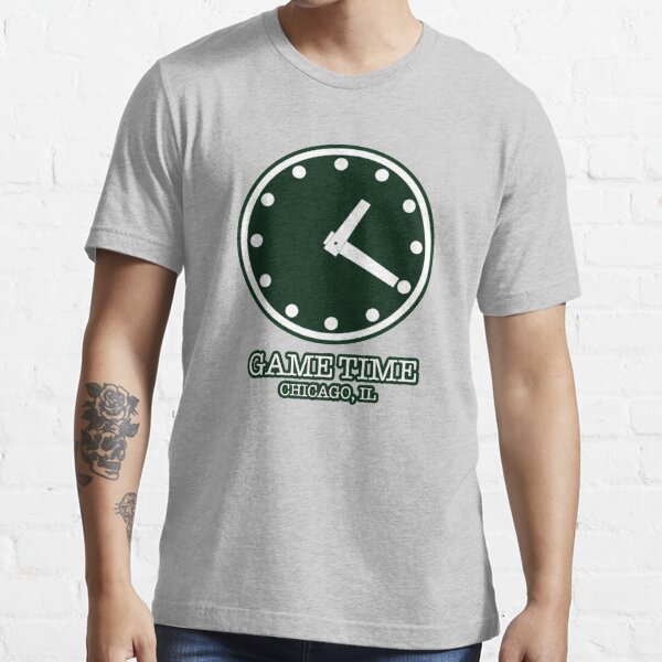 WRIGLEY FIELD SCOREBARD CLOCK IS CHICAGO GAME TIME game T Shirt by