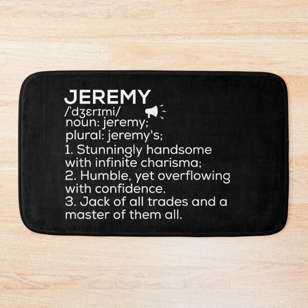 Item preview, Jeremy Name Definition designed and sold by Teelogic.