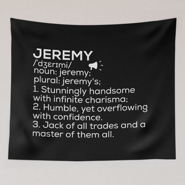 Item preview, Jeremy Name Definition designed and sold by Teelogic.