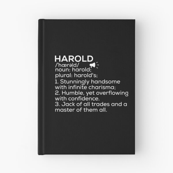 Item preview, Harold Name Definition designed and sold by Teelogic.