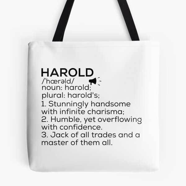 Item preview, Harold Name Definition designed and sold by Teelogic.