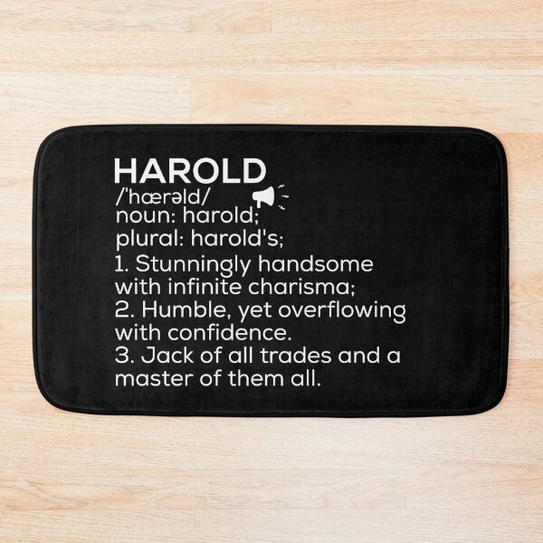 Item preview, Harold Name Definition designed and sold by Teelogic.