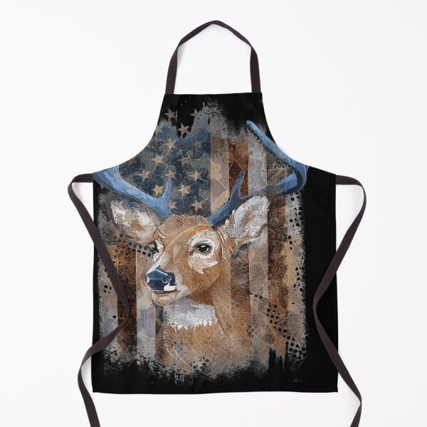 Item preview, Whitetail Buck Deer Hunting American Flag Buck Hunting designed and sold by sherriwester.