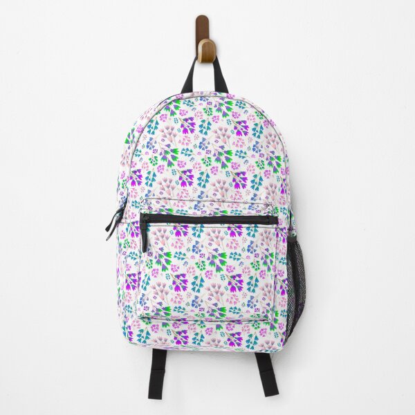 Item preview, Vibrant Purple Green Little Floral  designed and sold by NinaLeaf.