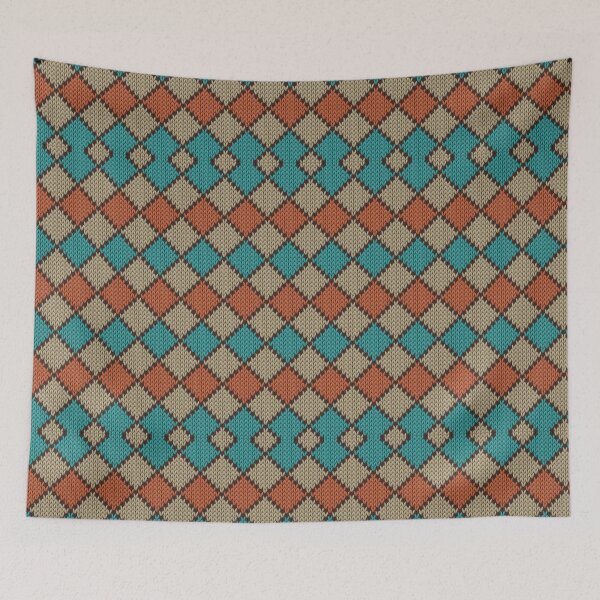 Item preview, Knitted Sweater Pattern 4 - Tricolor Squares designed and sold by D1mon.