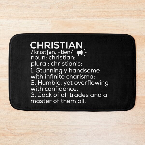 Item preview, Christian Name Definition designed and sold by Teelogic.