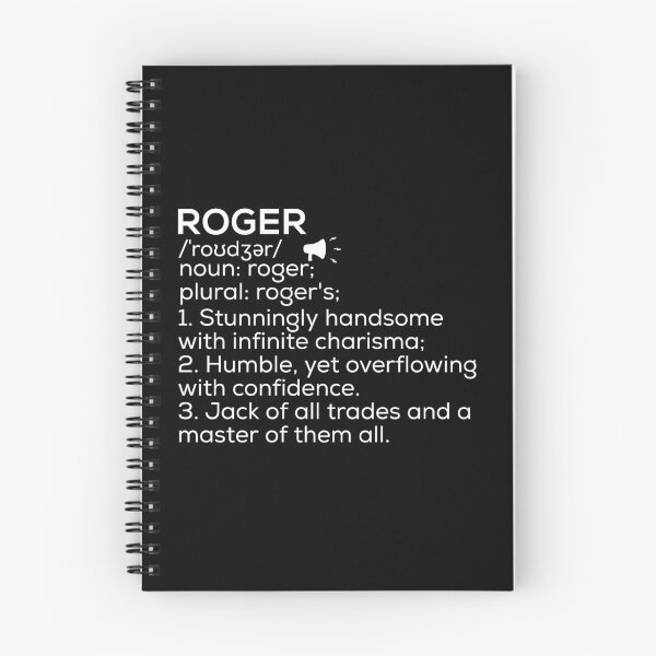 Artikelvorschau, Roger Namensdefinition entworfen und verkauft von Teelogic.