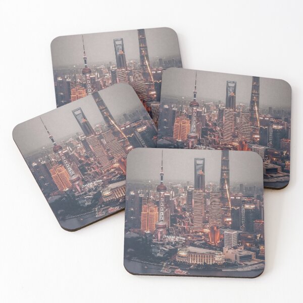 Item preview, Beautiful Picture of Shanghai Skylines designed and sold by StarsForgers.