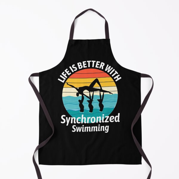 Item preview, Synchro Swim Swimmer Synchronized Swimming Vintage Retro Sunset designed and sold by CuteDesigns1.