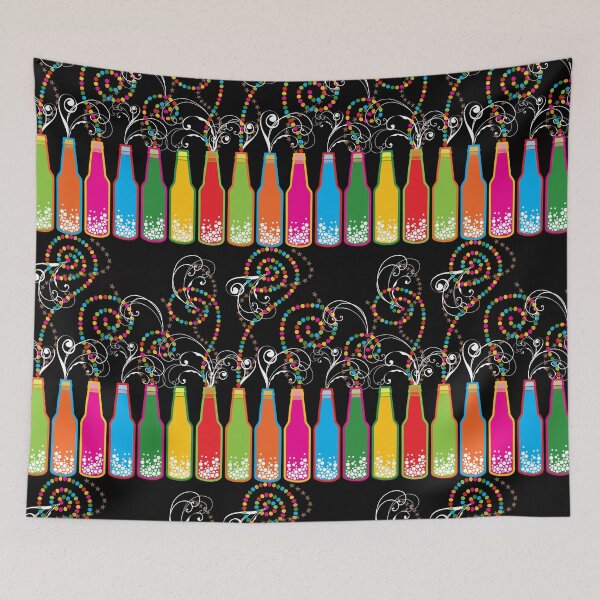 Item preview, Colorful Bottles Bubbly Celebration designed and sold by fatfatin.