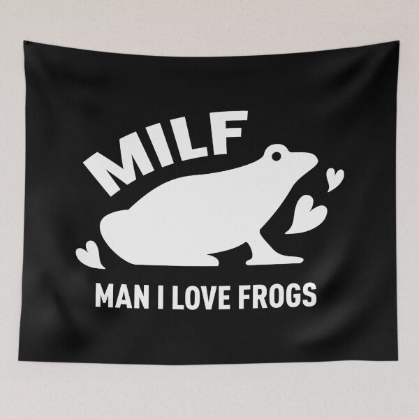 Item preview, MILF (Man, I Love Frogs) - White designed and sold by FilipeFerreira.