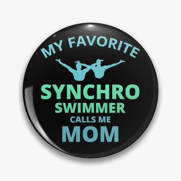 Item preview, Synchro Swim Swimmer Synchronized Swimming Mom designed and sold by CuteDesigns1.