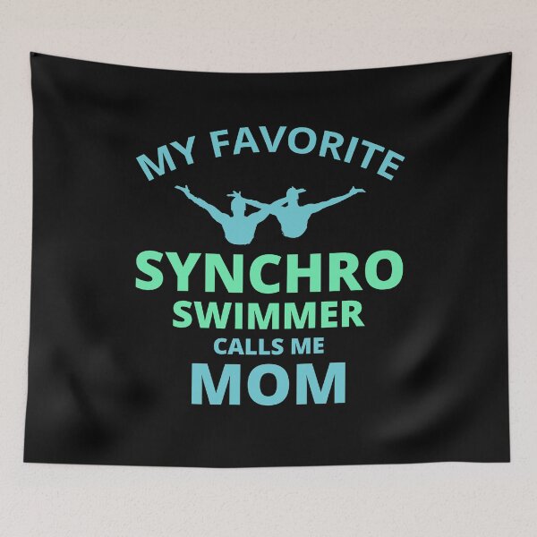 Item preview, Synchro Swim Swimmer Synchronized Swimming Mom designed and sold by CuteDesigns1.