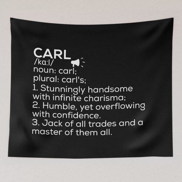 Item preview, Carl Name Definition designed and sold by Teelogic.