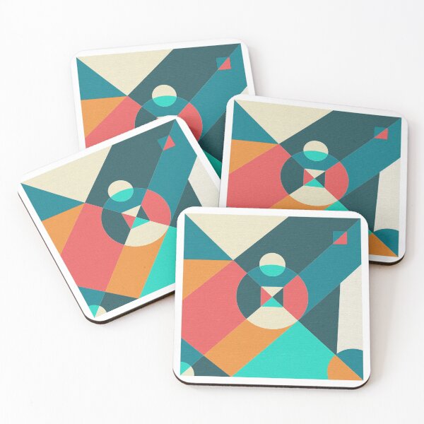 Item preview, colorful shapes pattern  designed and sold by Lartimagination.