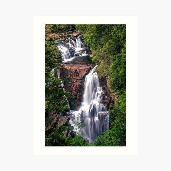 D'Alton Falls - Overland Track Tasmania Australia Art Print