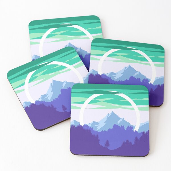 Item preview, Pride Mountain (Subtle Gay Pride Flag Design) designed and sold by Albrithr.