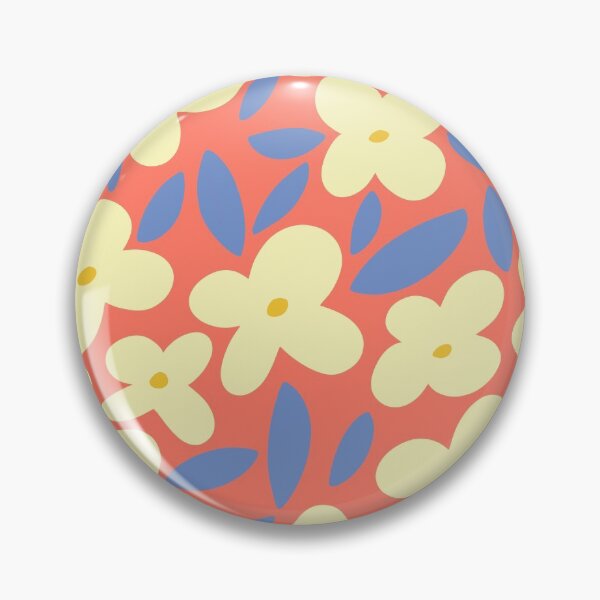 Item preview, June Bloom - orange light yellow blue designed and sold by Home with Lola.