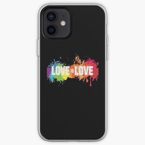 Love is love LGBTQ gay pride iPhone Soft Case