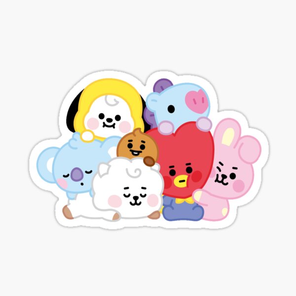 Baby BT21 Gruppe Sticker